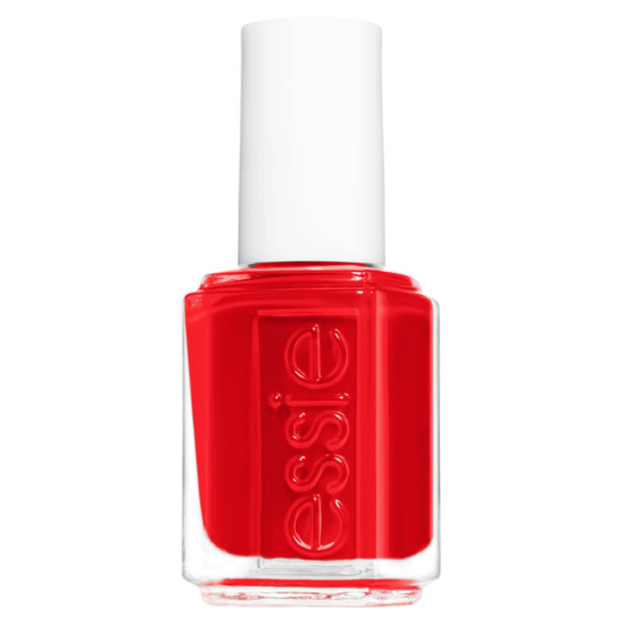 Essie Nail Color Lacquered Up nail polish bottle from Jag Couture London - New York, 13.5ml with vibrant pink polish in a clear glass bottle