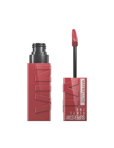 Maybelline Superstay Vinyl Ink Liquid Lipstick in shade 40-Witty, shown in 4.2ml tube with applicator.