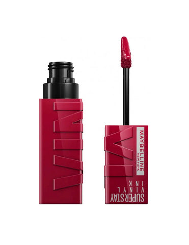 Jag Couture London - New York Maybelline Superstay Vinyl Ink liquid lipstick in shade 30-Unrivaled, 4.2ml, with sleek packaging and vibrant color