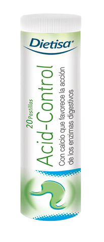 Jag Couture London - New York Dietisa Acid Control Gastric tablets in a blister pack, designed to help manage stomach acidity.