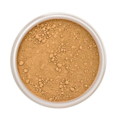 Lily Lolo Mineral Base En Polvos SPF15 Cinnamon mini, natural mineral foundation powder in a compact, by Jag Couture London New York