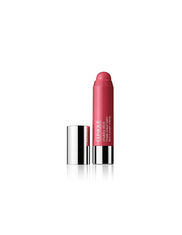 Clinique Chubby Stick Cheek Colour in Roly Poly Rosy, creamy blush stick, 6g, with vibrant pink shade, by Jag Couture London - New York