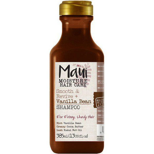 Maui Vanilla Bean Smooth Frizzy Hair Shampoo 385ml Jag Couture London - New York
