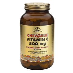 Solgar Vitamin C (Orange Flavour) 500mg 90 Tablets Jag Couture London - New York