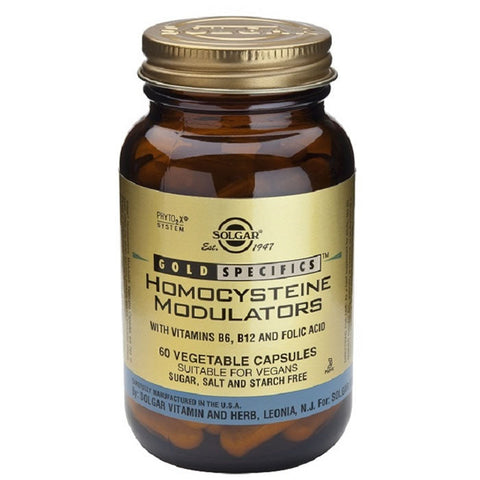 Jag Couture London - New York Solgar GS Homocysteine Modulators 60 capsules, showing the supplement bottle with label details.
