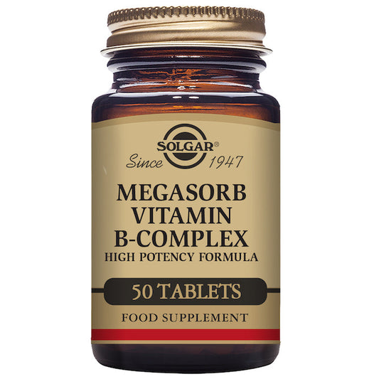 Solgar Megasorb Vitamin B-Complex 50 Tablets Jag Couture London - New York