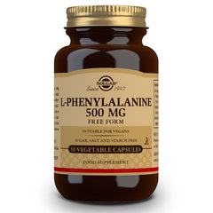 Solgar L-Phenylalanine 500mg 50 Capsules Jag Couture London - New York