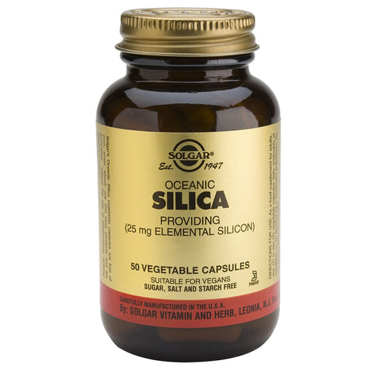 Solgar Ocean Silica 25mg 50 Capsules Jag Couture London - New York