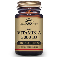 Solgar Vitamin A Dried 5000 IU 100 Tablets Jag Couture London - New York
