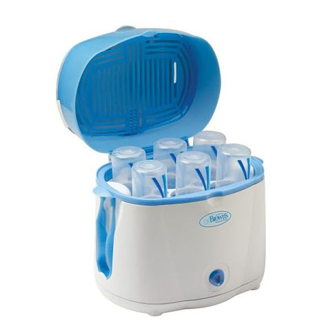 Jag Couture London - New York Dr. Brown's electric sterilizer for 6 baby bottles, compact and easy to use.