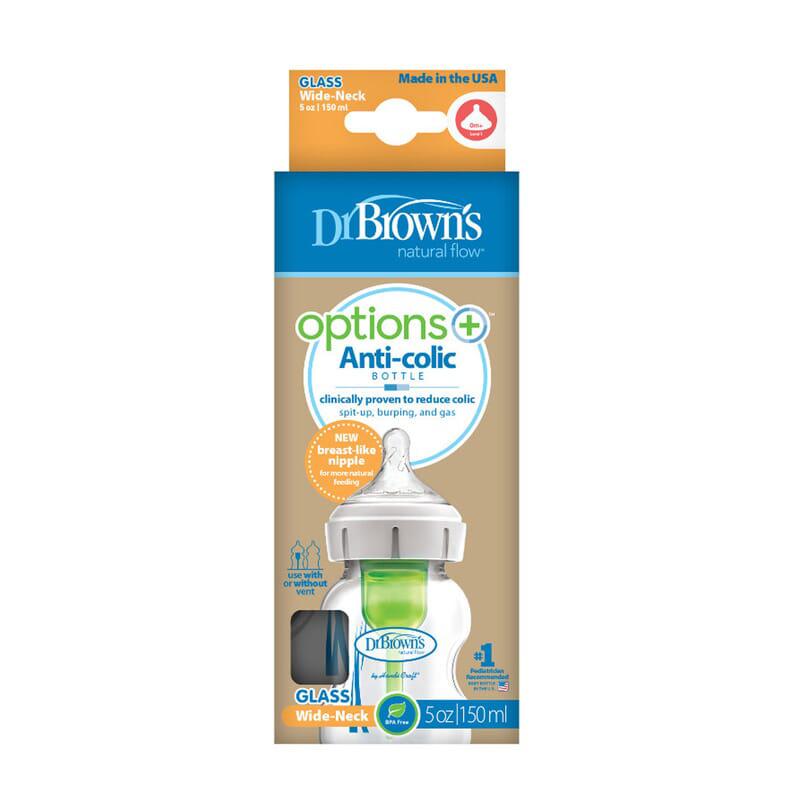 Dr. Brown's Crystal Wide Mouth Bottle 150 ml