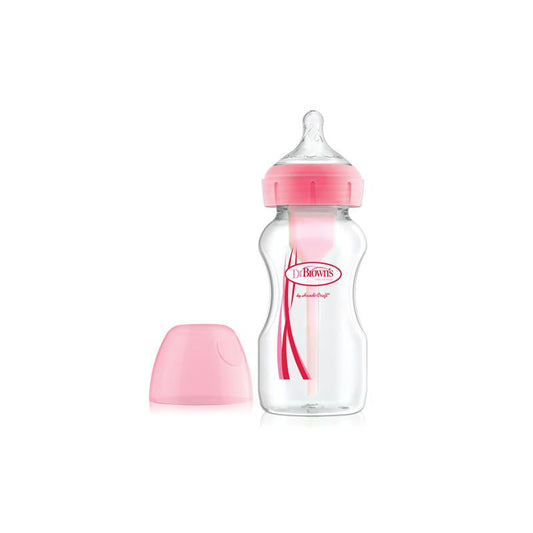 Dr. Brown's Biberón Options Boca Ancha Rosa 270ml Jag Couture London - New York