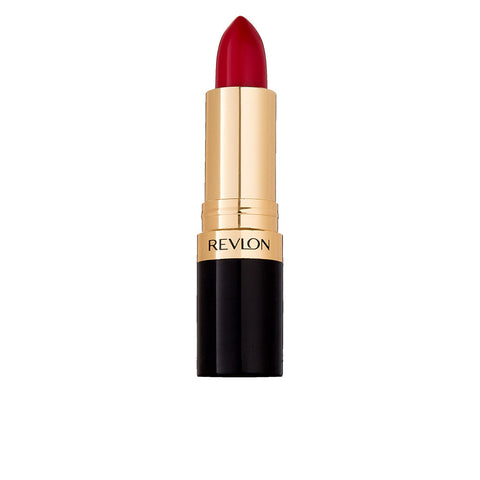 Revlon Super Lustrous Lipstick in shade 725 Love That Red, 3.7g, with vibrant red color and sleek packaging.