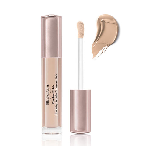 Elizabeth Arden Flawless Finish Skincaring Corrector in shade 245 Medio Claro, displayed in a compact container.