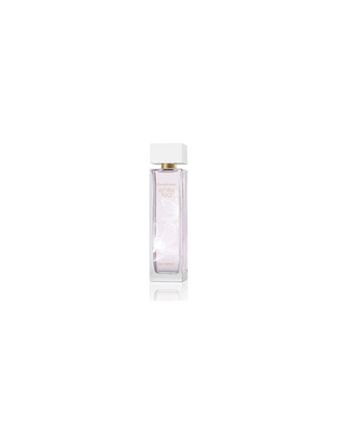 Elizabeth Arden White Florale Tea Eau de Parfum bottle with floral design, displayed on a neutral background.