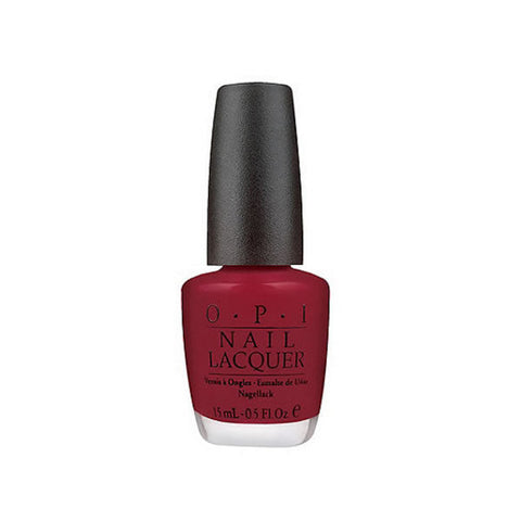 Jag Couture London New York Opi Nail Lacquer NLW52 Got The Blues Ford Red 15ml bottle with glossy finish