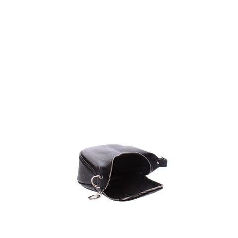 Viola Castellani VC220714223FBG-D28_NERO black handbag by Jag Couture London - New York with sleek design and structured silhouette.
