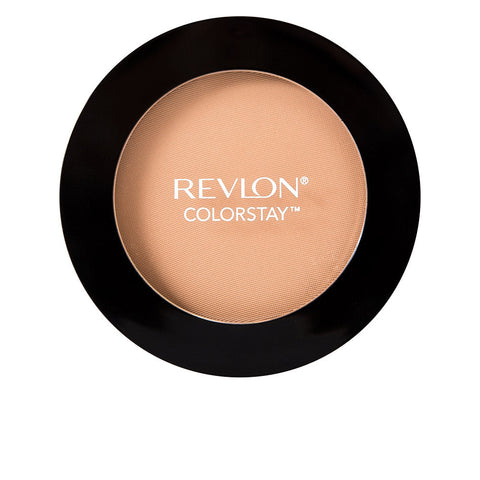 Revlon Colorstay pressed powder in shade 850 Medium Deep, 8.4g, showcased in a compact with the brand logo.