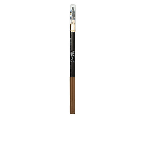 Revlon Colorstay Brow Pencil in 210 Soft Brown, featuring a sleek design and precise tip for natural-looking eyebrow enhancement.