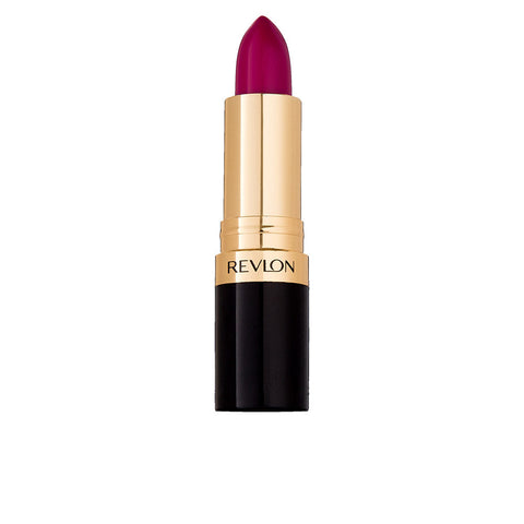 Revlon Super Lustrous Lipstick in shade 457 Wild Orchid, 3.7g, with vibrant purple lipstick bullet from Jag Couture London.