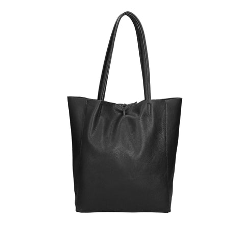 Black Gave Lux GLX220673323FBG-D28 handbag by Jag Couture London - New York, featuring sleek leather design and gold-tone accents.