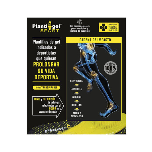 Plantigel Sport Insoles Size 35-38 Jag Couture London - New York