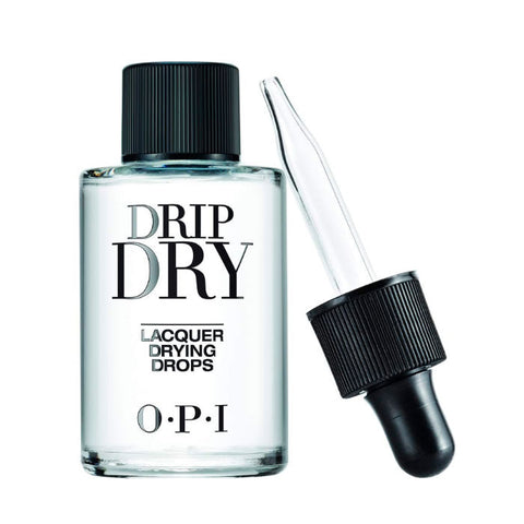 Jag Couture London - New York Opi Drip Dry 8ml nail drying top coat bottle with black cap and clear label.
