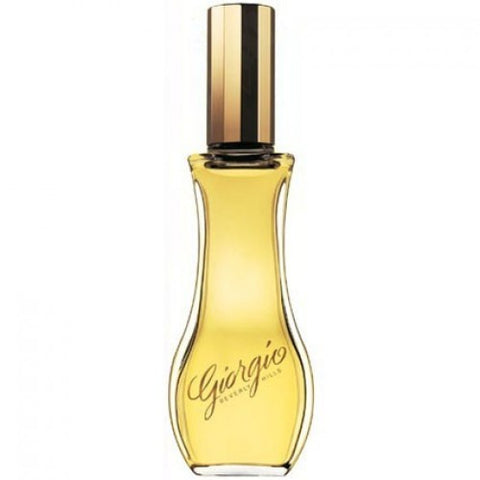 Giorgio Beverly Hills Eau De Toilette spray bottle, 50ml, with elegant packaging and floral fragrance design.