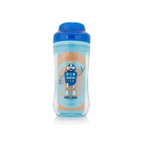 Jag Couture London - New York Dr. Brown's thermal tumbler without spout, stainless steel, insulated travel mug with lid.