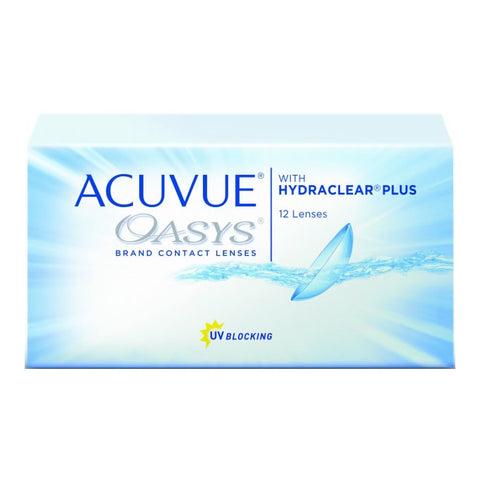 Acuvue Oasys Hydraclear Contact Lenses 2 Weeks Replacement -2.50 BC/8.4 12 Units Jag Couture London - New York