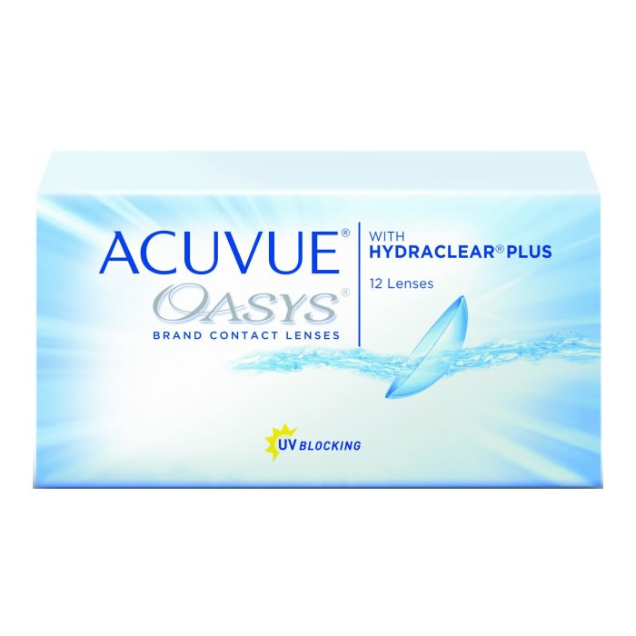Acuvue Oasys Hydraclear Contact Lenses 2 Weeks Replacement -2.75 BC/8.4 12 Units Jag Couture London - New York