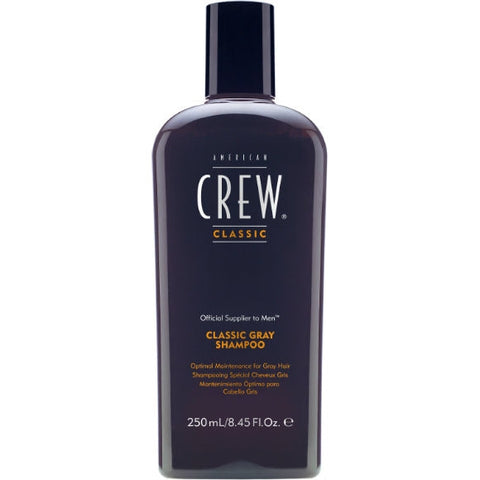 Jag Couture London gray shampoo bottle, 250ml, designed for optimal maintenance of graying hair with a classic gray formula.