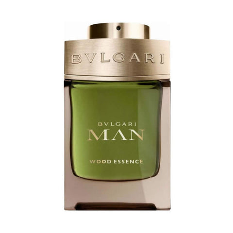 Bvlgari Man Wood Essence Eau De Parfum spray in 150ml bottle, with sleek packaging and elegant design.