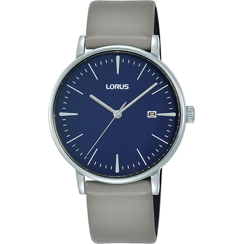 Lorus X093_RH997NX9 wristwatch by Jag Couture London - New York featuring a sleek black dial and stainless steel band.