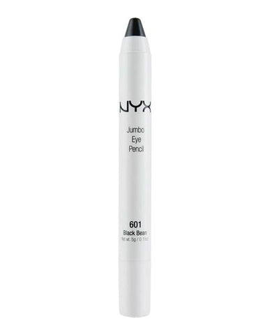 Nyx Jumbo Eye Pencil in Black Bean, 5g, with black creamy eye makeup pencil from Jag Couture London - New York.