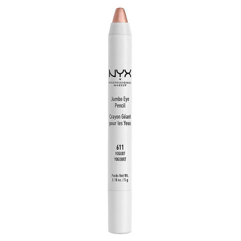 Nyx Jumbo Eye Pencil in Yogurt, 5g from Jag Couture London - New York, showing the creamy eye makeup pencil with its packaging.