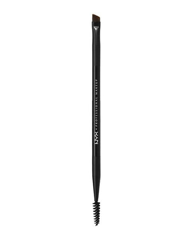 Nyx Pro Brush Dual Brow by Jag Couture London featuring two brow grooming tools in a sleek design