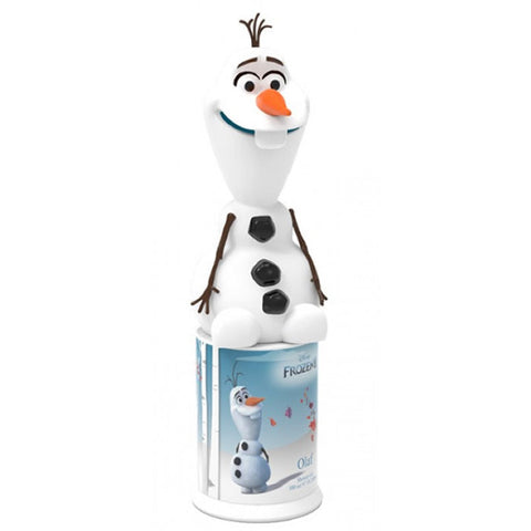 Disney Frozen II Olaf 3D shower gel in a 300ml bottle featuring Olaf character from Frozen for kids.