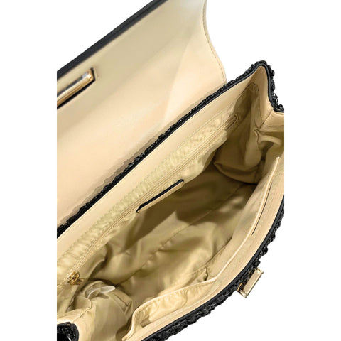 Black Cristinaeffe CF22703 handbag by Jag Couture London New York, featuring sleek design and high-quality leather.