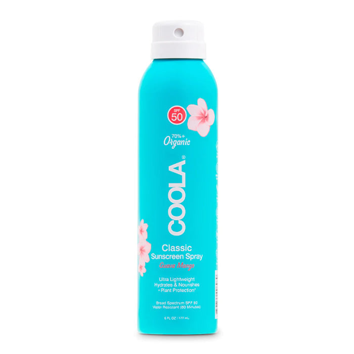 Coola Classic Body Organic Sunscreen Spray Spf50 Guava Mango 177ml