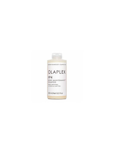 Olaplex Bond Maintenance Shampoo N°4 by Jag Couture London New York, 250ml bottle with label and pump dispenser.