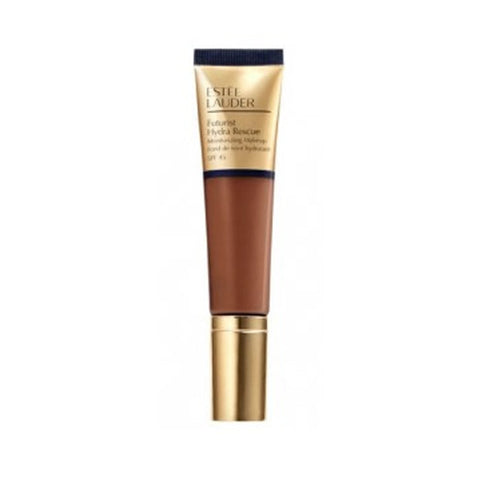 Estee Lauder Futurist Hydra Rescue SPF 45 6-in-1 Sandalwood moisturizer in 35ml jar with beige packaging and product label
