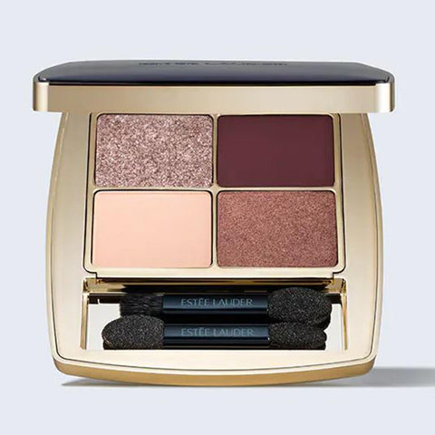 Estée Lauder Pure Color Envy eyeshadow in Aubergine Dream, natural purple eyeshadow palette, with elegant packaging.