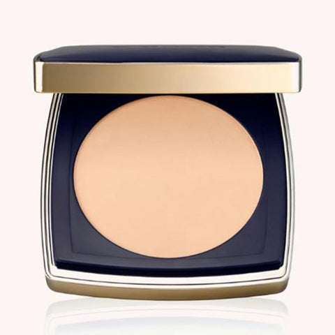 Estée Lauder Double Wear Matte Powder in shade 3C2 Pebble, 12g, displayed in a compact with a mirror and applicator.