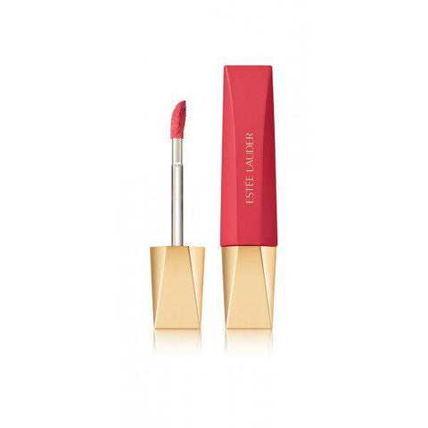 Estée Lauder Estee Lau Pc Lip Mousse Matte 932 in a sleek tube, featuring a deep matte lipstick shade, displayed against a neutral background.