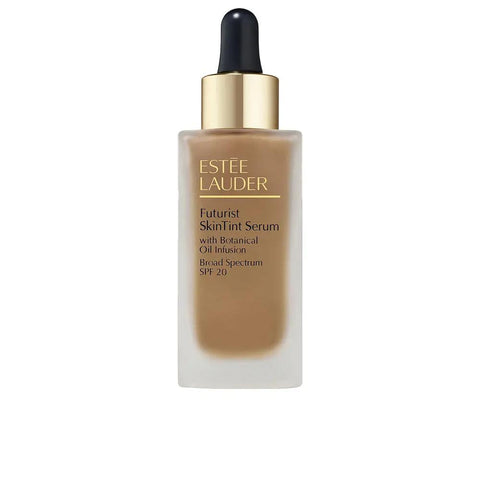 Estée Lauder Futurist Skintint SPF 20 in shade 4N, a lightweight foundation with a natural finish, displayed in the image.