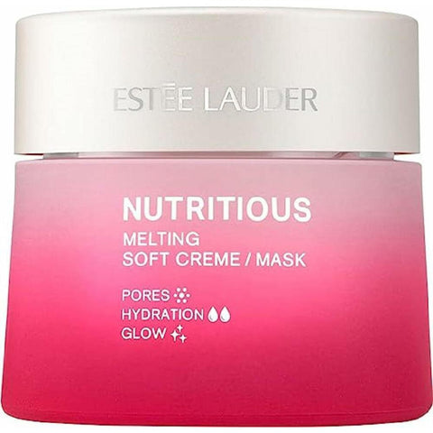Estée Lauder Nutritious Melting Soft Creme-Mask in 50ml jar, shown with luxurious packaging and creamy texture.