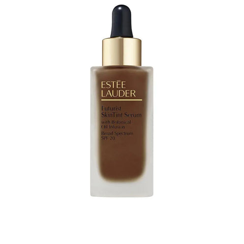 Estée Lauder Futurist Skintint Serum SPF 20 in shade 6N, 30ml, with a sleek bottle and applicator.