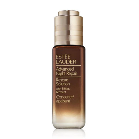 Estée Lauder Advanced Night Repair Rescue Solution 20ml bottle, skincare product with dropper, from Jag Couture London.