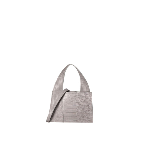 Jag Couture London Roberta Rossi RR220722023FBG-C16 gray fabric with intricate design, showcasing elegant craftsmanship and texture.
